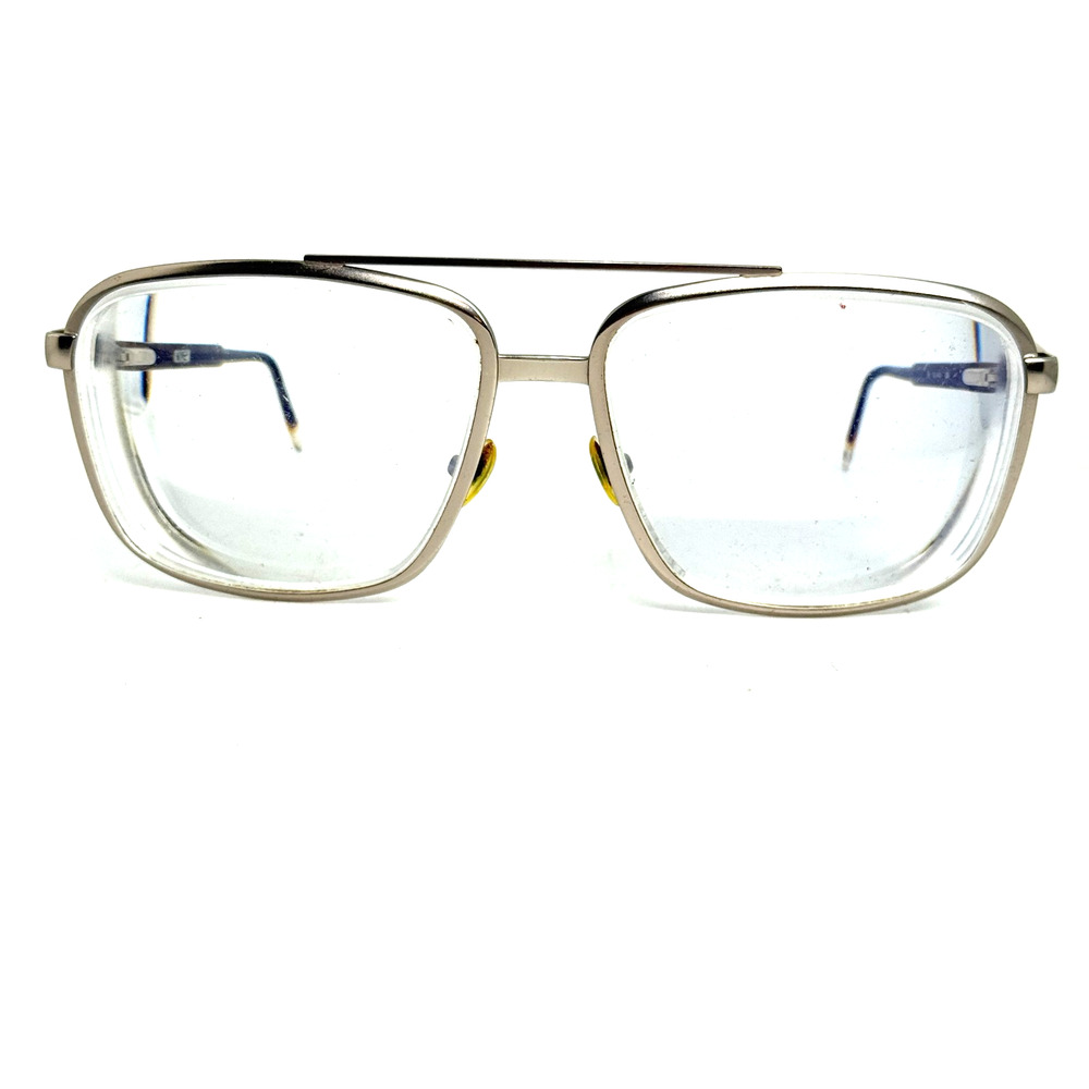 Original Penguin Eyeglasses Frames Vintage Silver Full Rim 59-16 20426